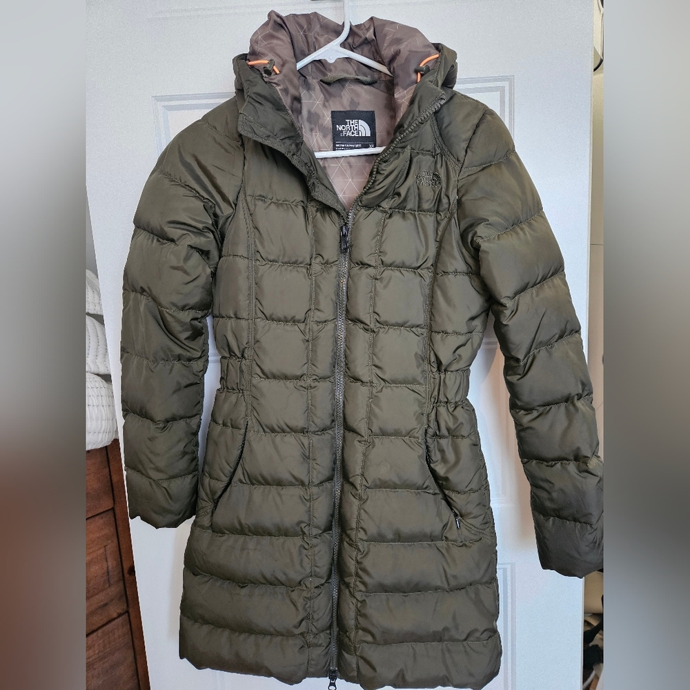 The North Face Dark Green Puffer Jacket